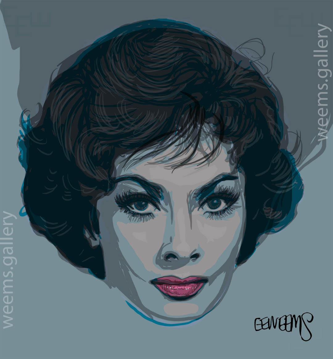 Gina Lollobrigida by Weems