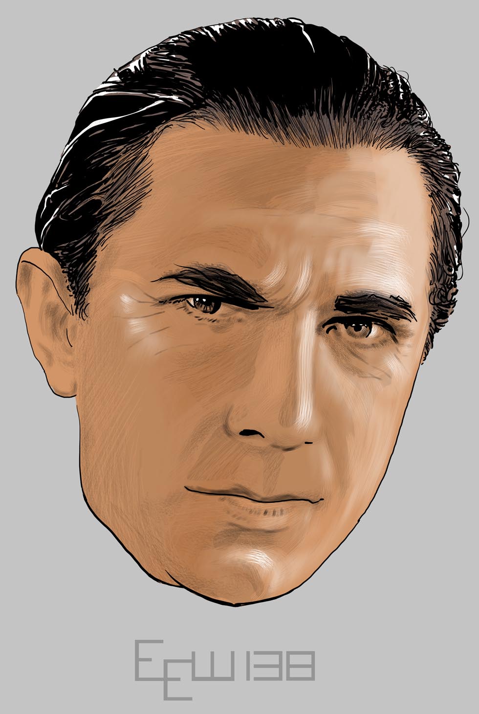 Bela Lugosi Portrait Art